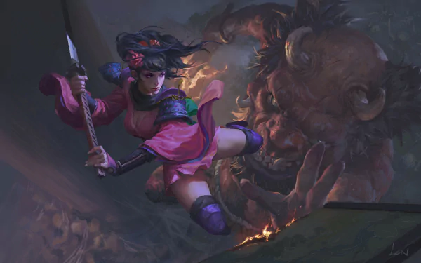 Momohime (Muramasa) video game Muramasa: The Demon Blade HD Desktop Wallpaper | Background Image