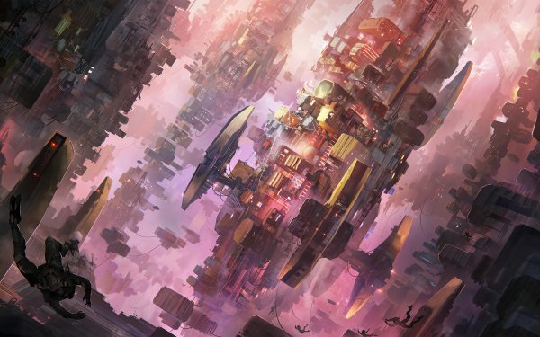 Sci Fi City Building Futuristic HD Wallpaper | Background Image