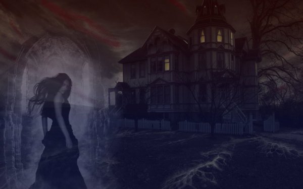 Dark Haunted House HD Wallpaper | Background Image