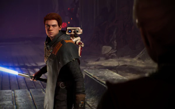 lightsaber Cal Kestis Star Wars video game Star Wars Jedi: Fallen Order HD Desktop Wallpaper | Background Image