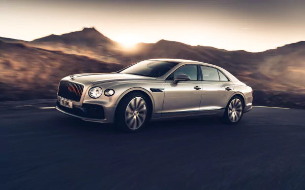silver car car Bentley vehicle Bentley Flying Spur HD Desktop Wallpaper | Background Image