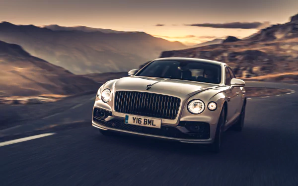 silver car car Bentley vehicle Bentley Flying Spur HD Desktop Wallpaper | Background Image