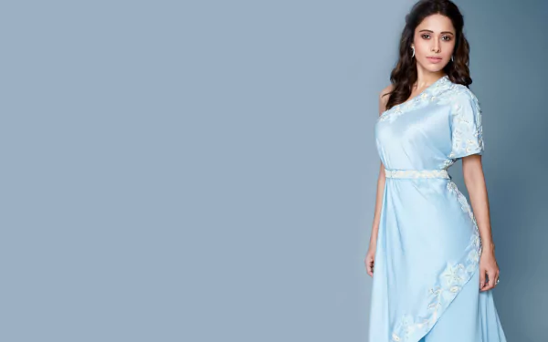 dress brown eyes Bollywood actress Indian brunette woman Nushrat Bharucha HD Desktop Wallpaper | Background Image