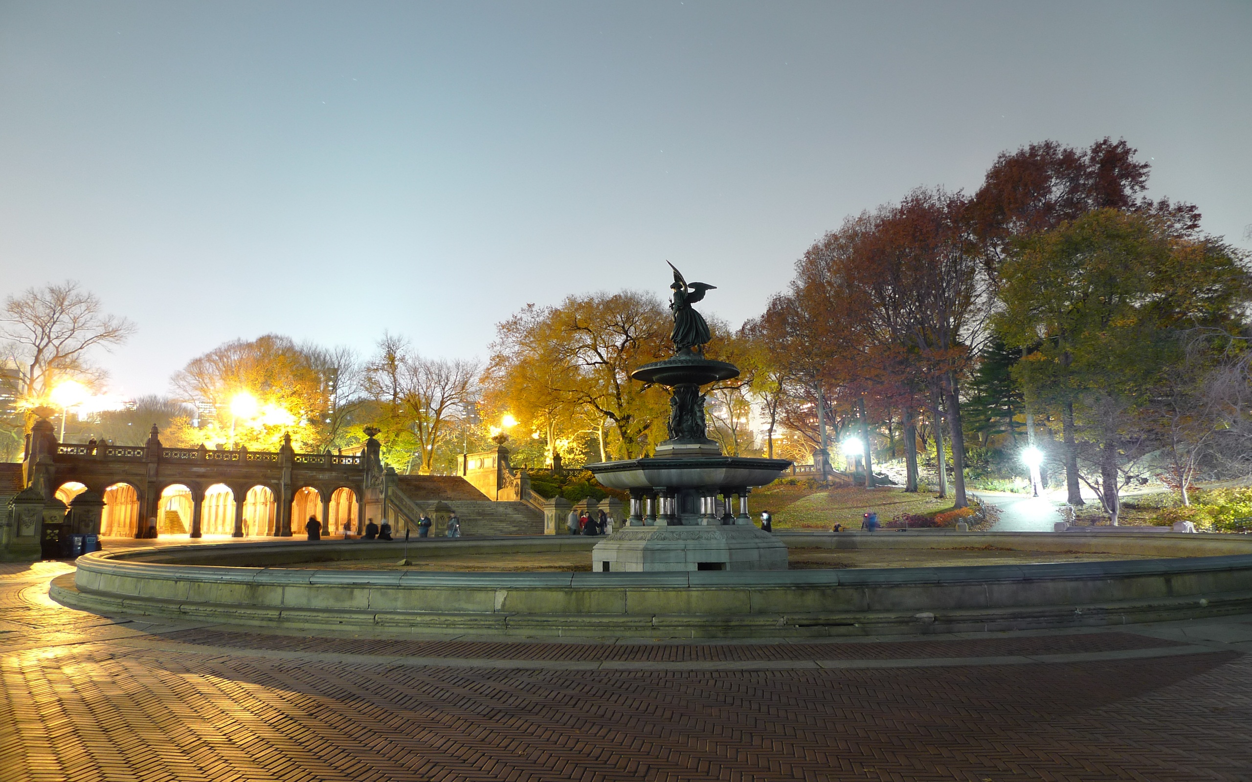 Central Park Night by Seanny PKY