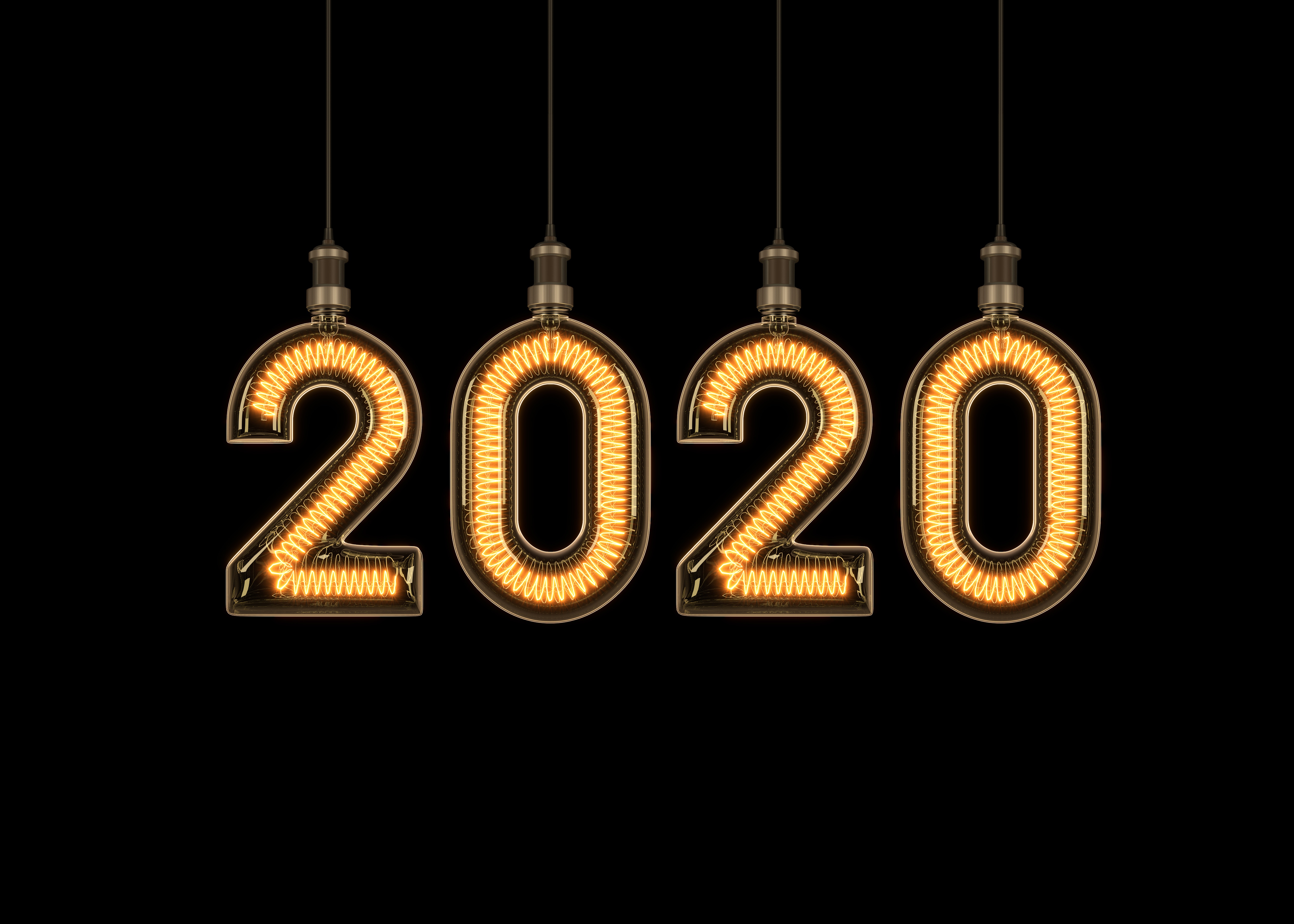New Year 2020 4k Ultra HD Wallpaper | Background Image ...