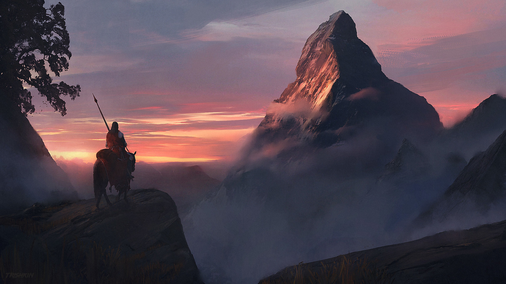 The Lonely Mountain by Alexey Trishkin