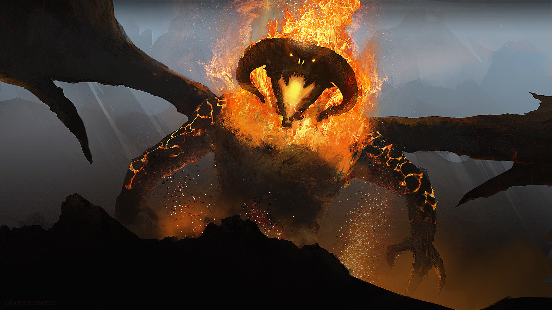 Gandalf Vs Balrog Wallpaper  Download to your mobile from PHONEKY