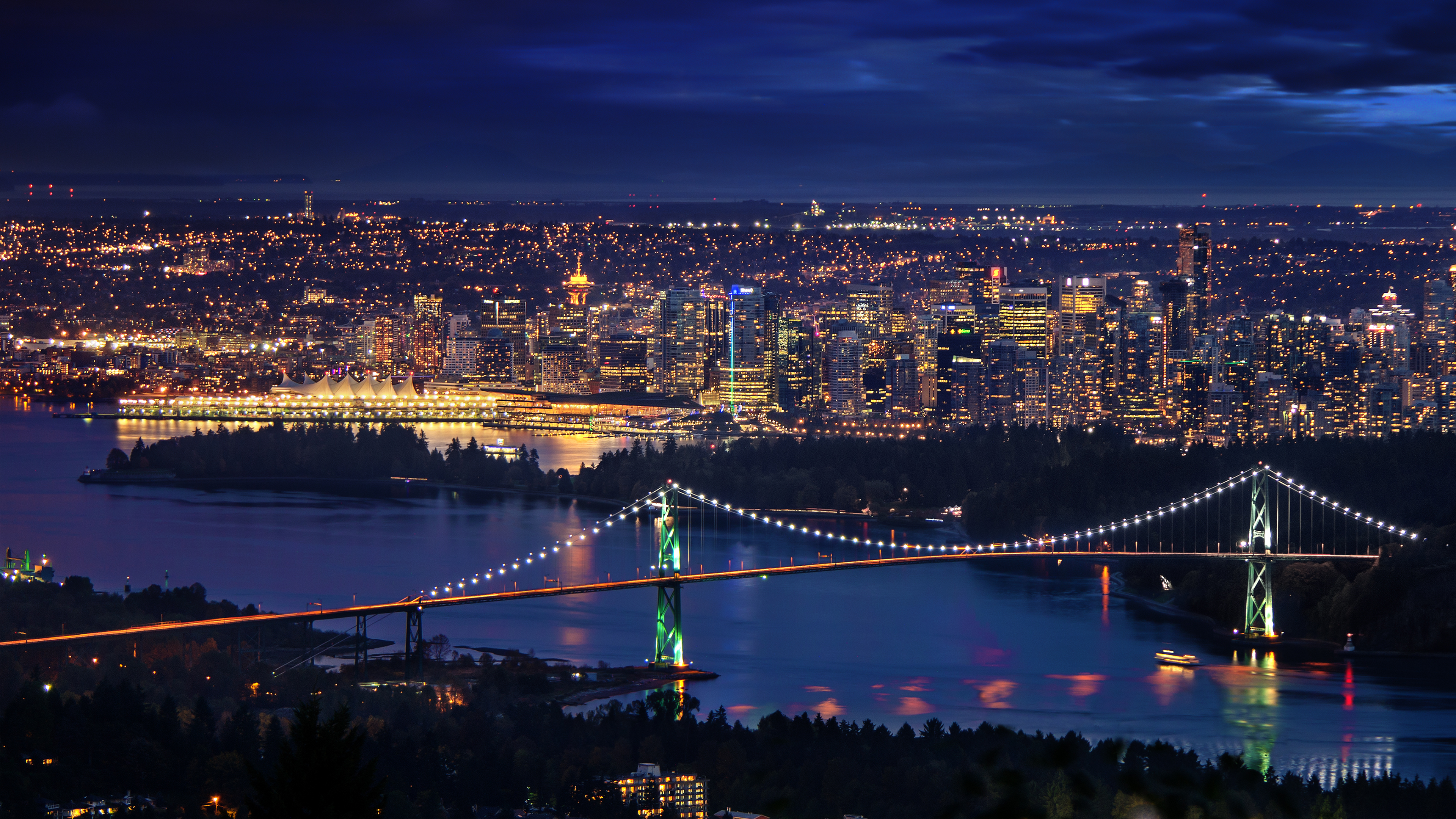 Downtown Vancouver Cityscape by Mohsen Kamalzadeh