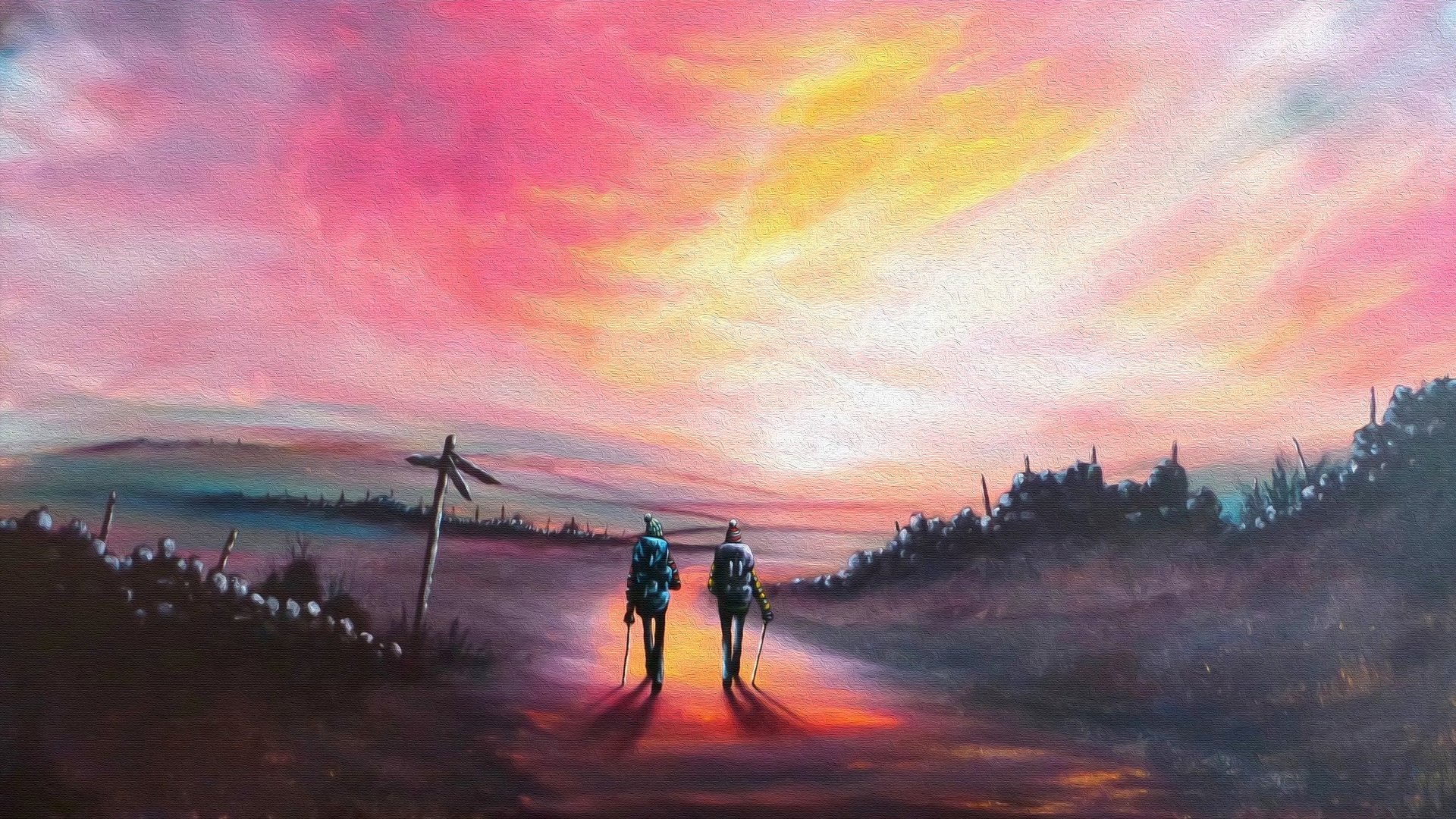 Rambling - Oil on Canvas by Manufan63