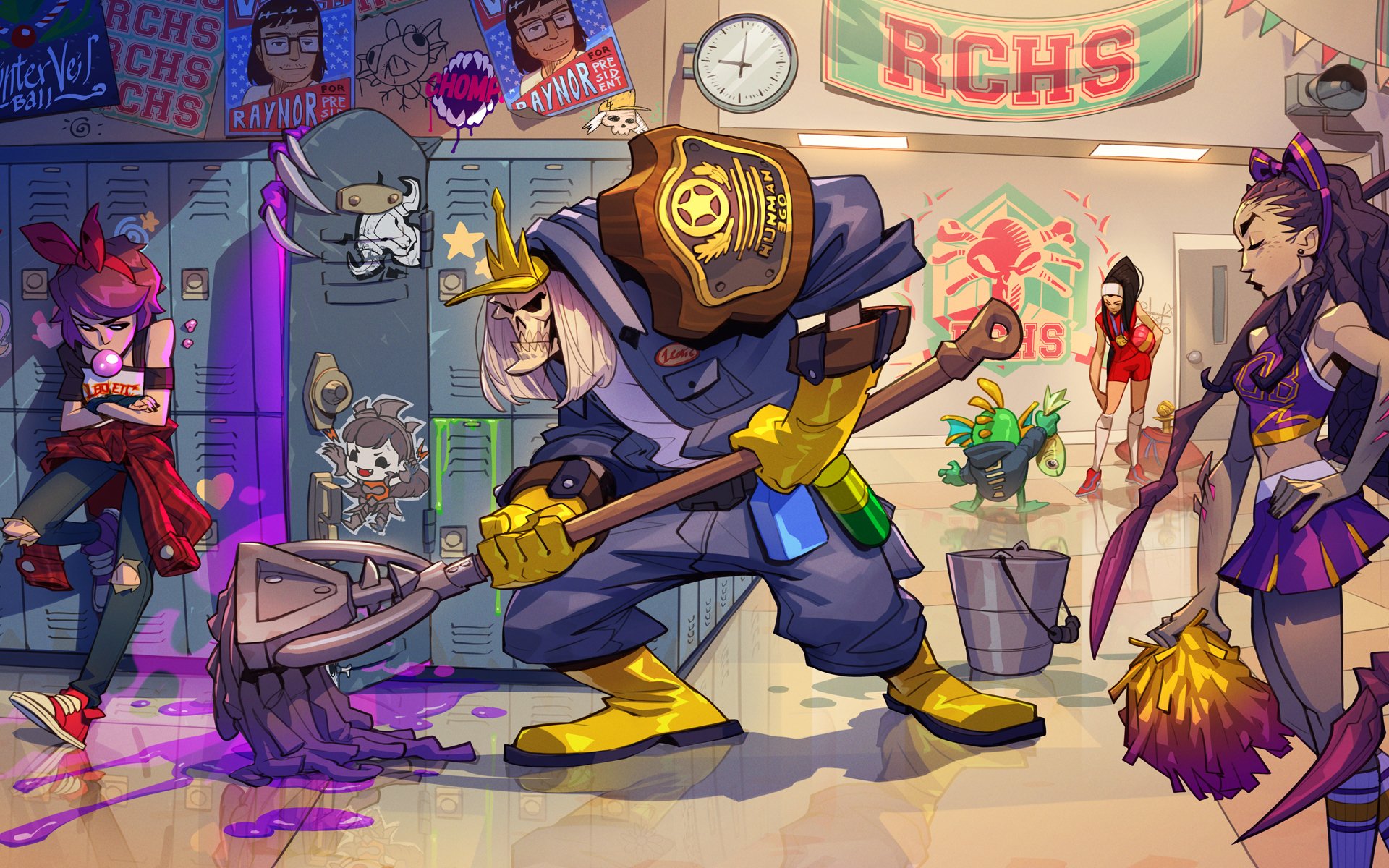 Download Orphea (Heroes Of The Storm) Leoric (Diablo III) Video Game Heroes Of The Storm HD Wallpaper