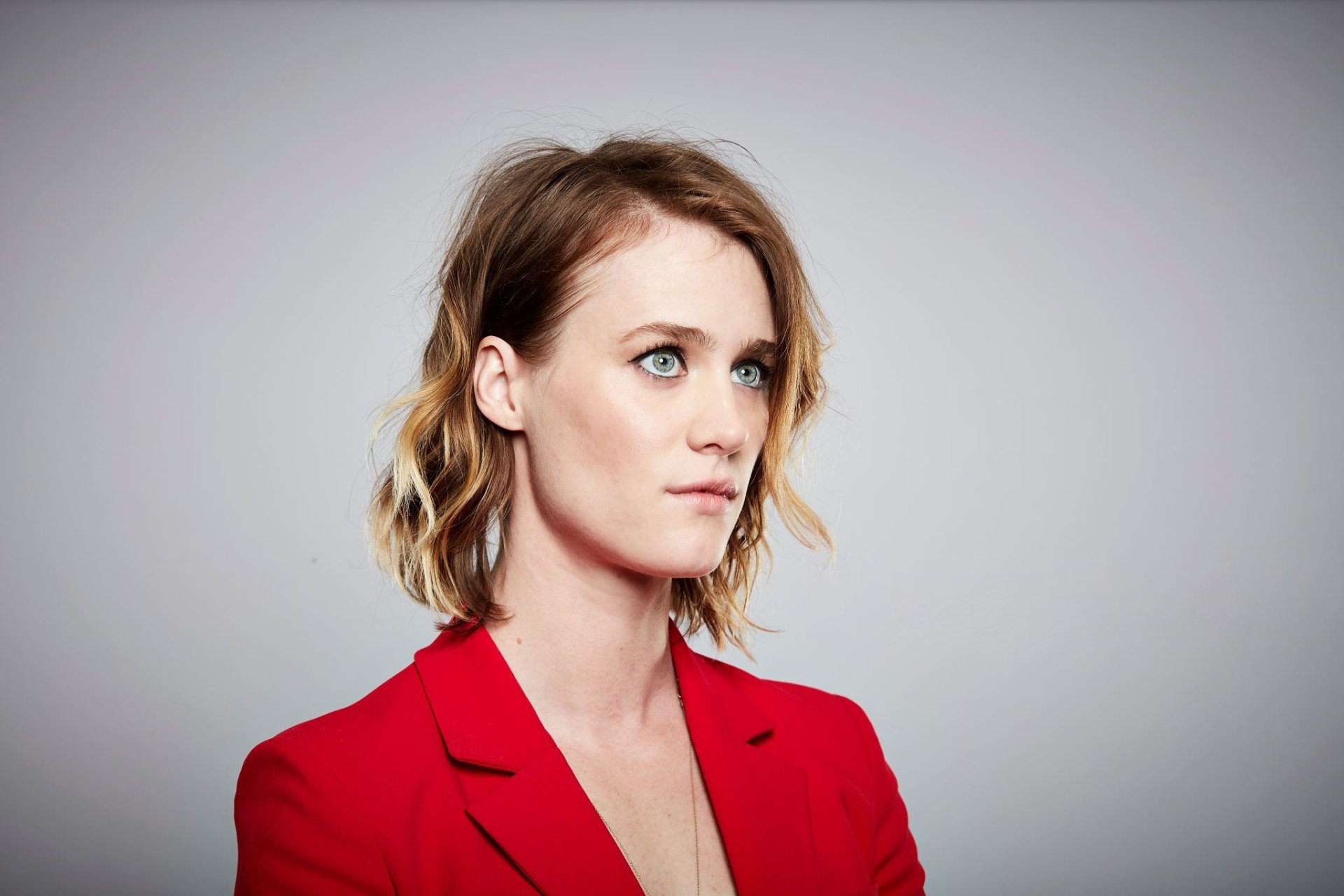 Download Canadian Blue Eyes Actress Celebrity Mackenzie Davis HD Wallpaper