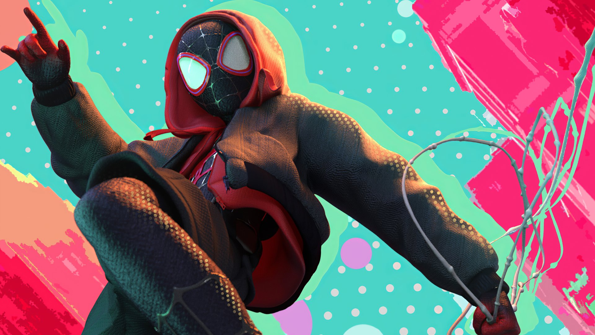 Download Miles Morales Spider Man Movie Spider-Man: Into The Spider-Verse HD Wallpaper by Jesse Onyina