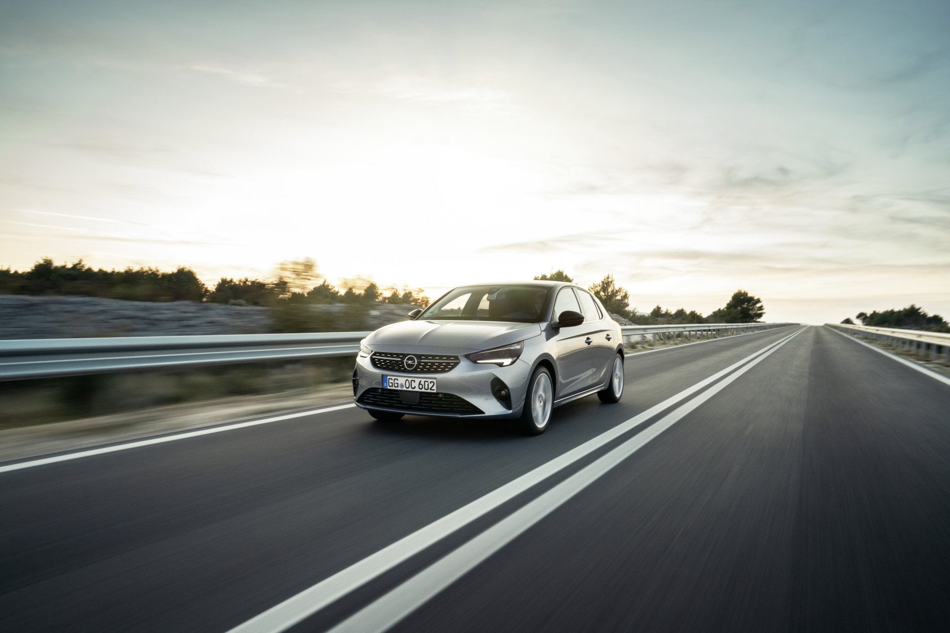 Download Compact Car Silver Car Car Opel Vehicle Opel Corsa 4k Ultra HD Wallpaper