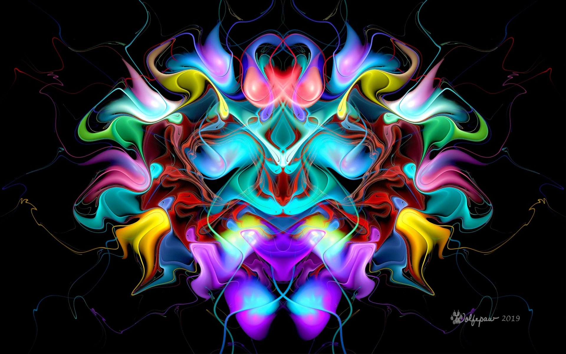 Download Colorful Shapes Pattern Abstract Colors HD Wallpaper by Wolfepaw