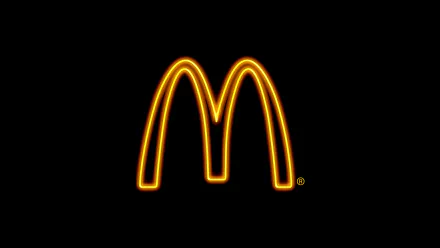 McDonald's artistic logo HD Desktop Wallpaper | Background Image
