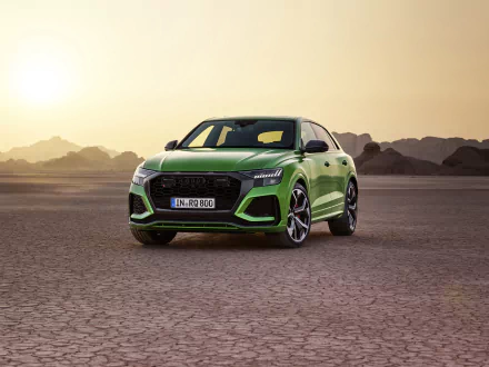 SUV green car car Audi vehicle Audi RS Q8 HD Desktop Wallpaper | Background Image