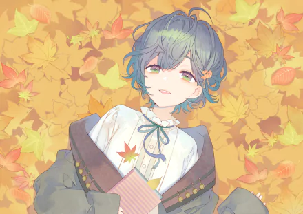 fall Anime Original autumn anime HD Desktop Wallpaper | Background Image