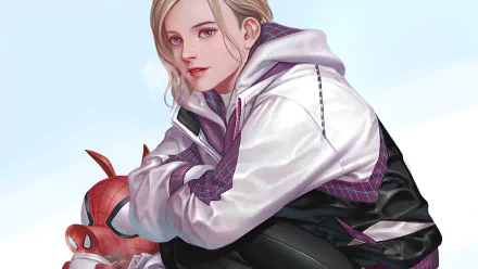Comic Gwen Stacy HD Desktop Wallpaper | Background Image