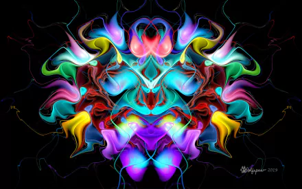 colorful shapes pattern Abstract colors HD Desktop Wallpaper | Background Image