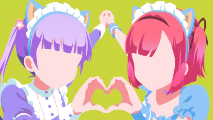 Aoba Suzukaze Momiji Mochizuki Anime New Game! HD Desktop Wallpaper | Background Image