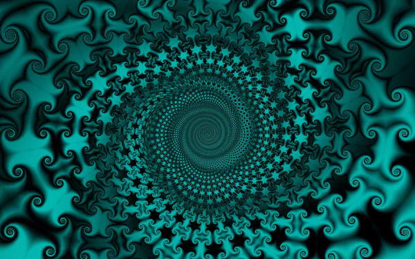 turquoise spiral pattern Abstract swirl HD Desktop Wallpaper | Background Image