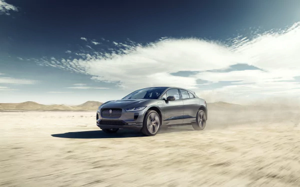 silver car car Jaguar (Car) vehicle Jaguar I-Pace HD Desktop Wallpaper | Background Image