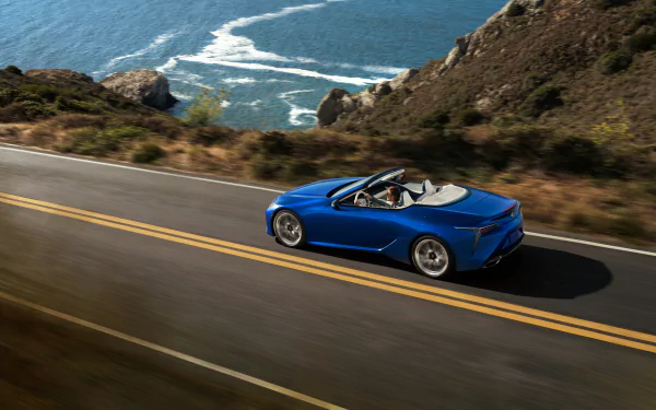 cabriolet grand tourer car Lexus vehicle Lexus LC 500 HD Desktop Wallpaper | Background Image