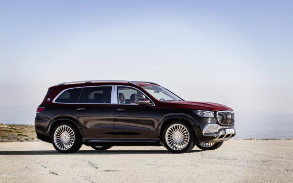 SUV purple car car Mercedes-Benz vehicle Mercedes-Maybach GLS 600 HD Desktop Wallpaper | Background Image