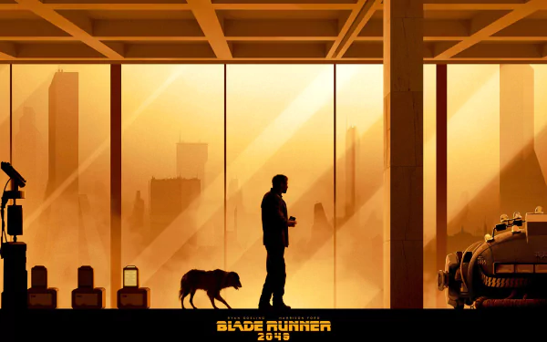 Rick Deckard dog movie Blade Runner 2049 HD Desktop Wallpaper | Background Image