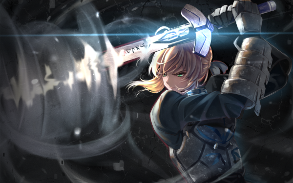 Anime Fate/Stay Night Fate Series Saber Excalibur HD Wallpaper | Background Image