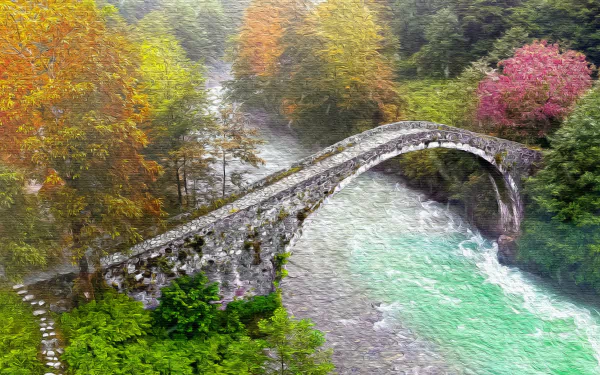  Turkish Bridge - Fine Oil on Canvas