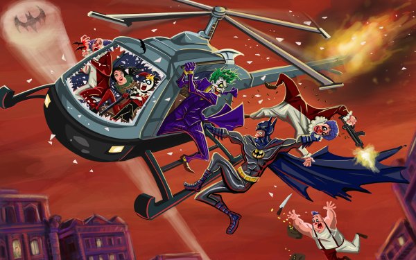Comics Batman DC Comics Joker Harley Quinn HD Wallpaper | Background Image