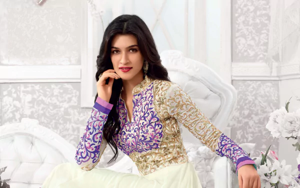 Celebrity Kriti Sanon HD Desktop Wallpaper | Background Image