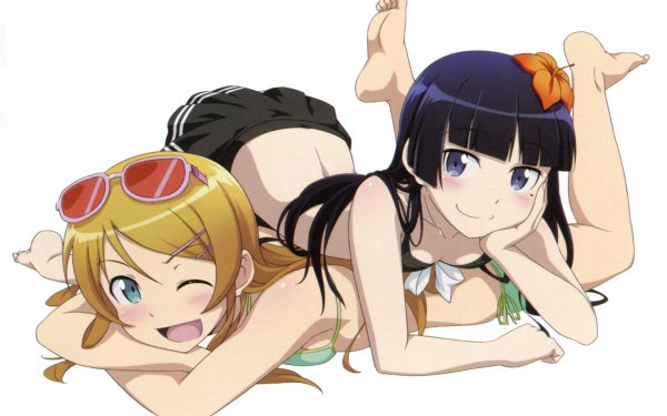 Anime Oreimo Kirino Kousaka Ruri Gokō Bikini HD Wallpaper | Background Image