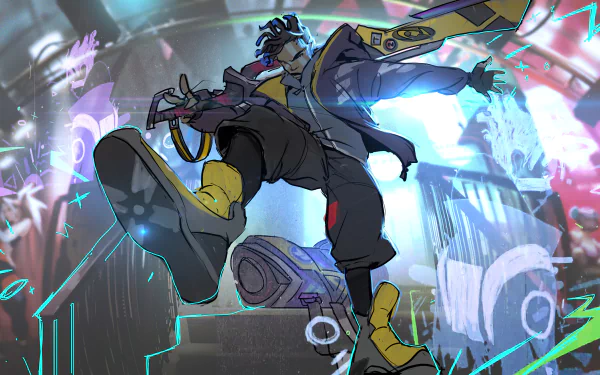 Ekko (League of Legends) video game League Of Legends HD Desktop Wallpaper | Background Image