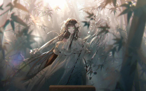 green eyes Anime Original HD Desktop Wallpaper | Background Image