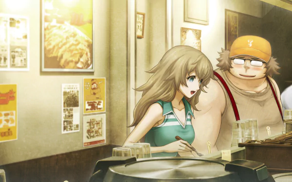 Yuki Amane Itaru Hashida Anime Steins;Gate 0 HD Desktop Wallpaper | Background Image