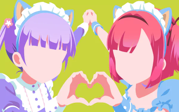 Aoba Suzukaze Momiji Mochizuki Anime New Game! HD Desktop Wallpaper | Background Image