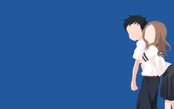 Nishikata (Karakai Jouzu no Takagi-san) Takagi (Karakai Jouzu no Takagi-san) Anime Teasing Master Takagi-san HD Desktop Wallpaper | Background Image