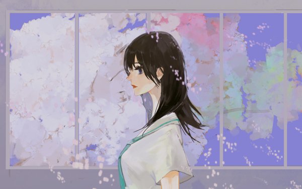 Anime Ballroom e Youkoso Shizuku Hanaoka HD Wallpaper | Background Image