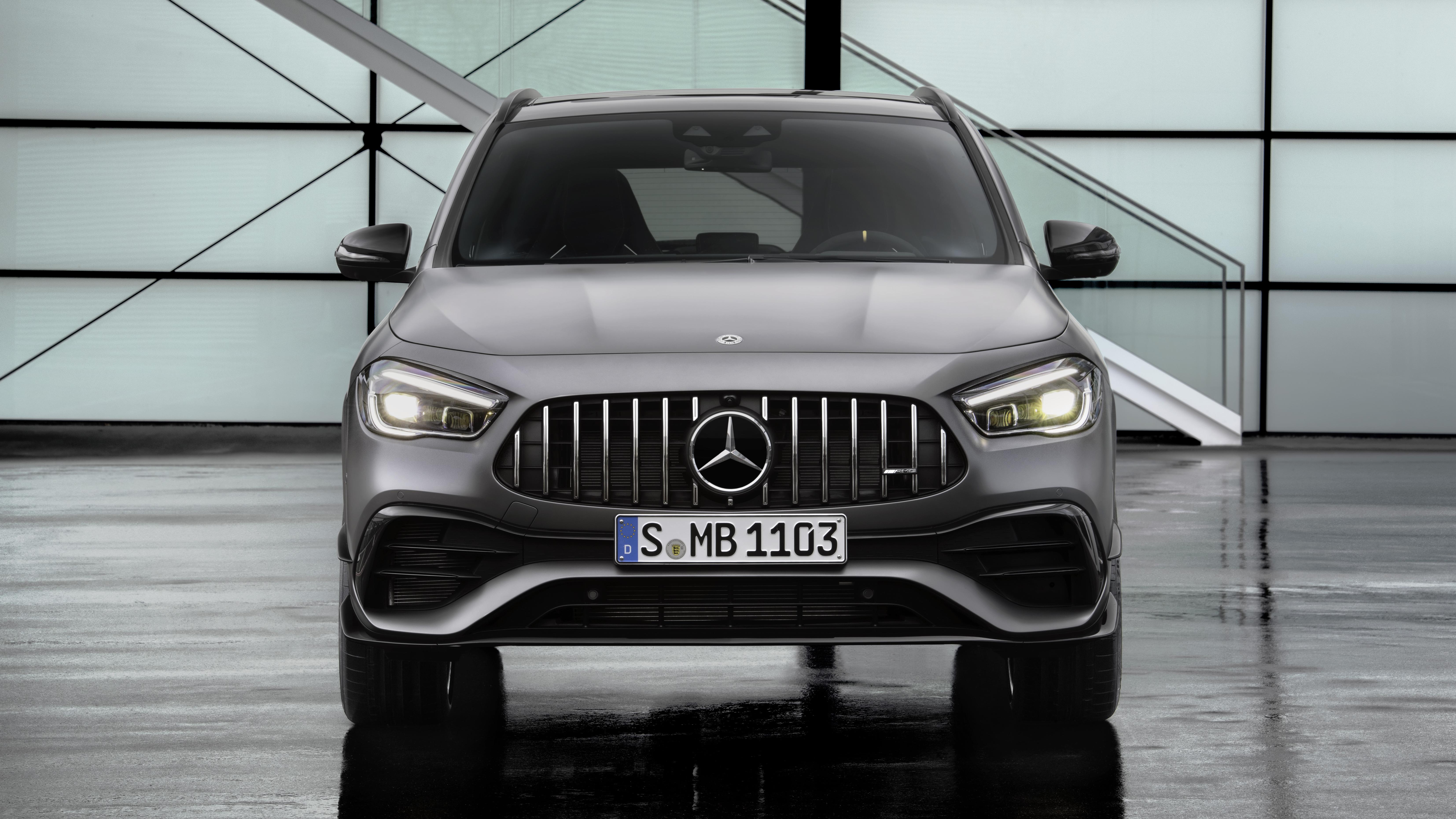 Download Suv Silver Car Car Mercedes-benz Vehicle Mercedes-amg Gla 4k 