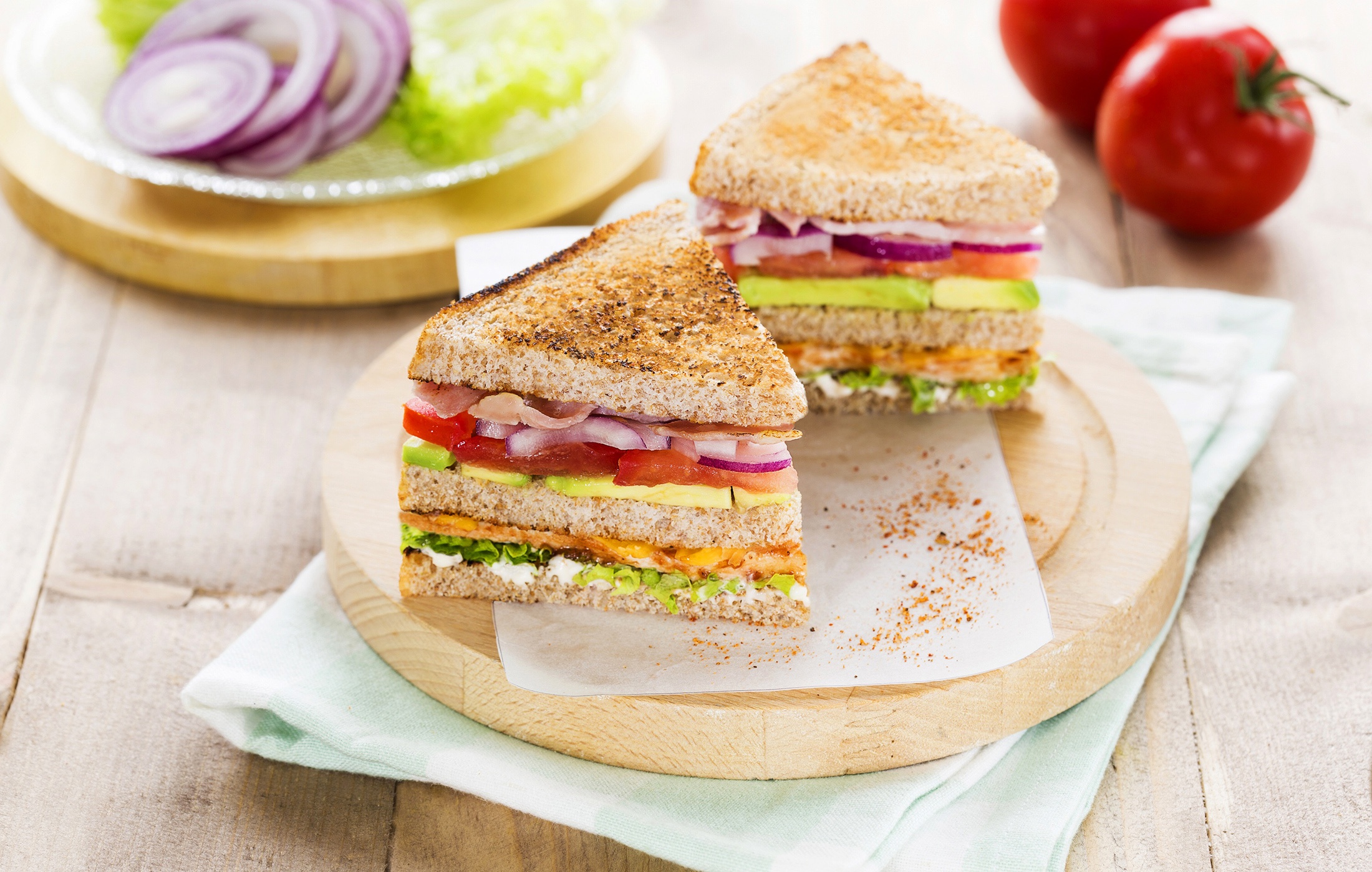 Download Still Life Food Sandwich HD Wallpaper