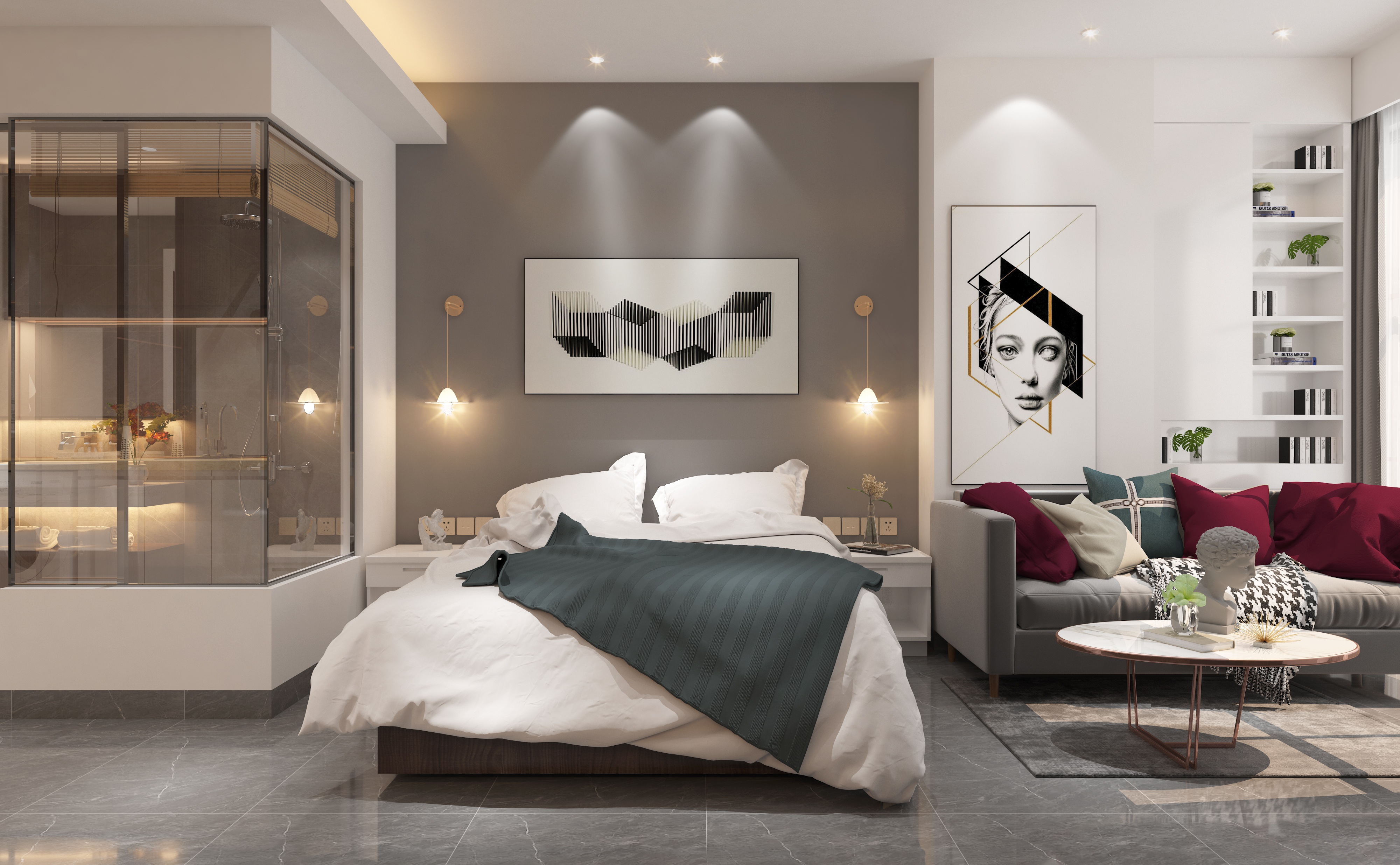 Modern Interior Apartment Design 4k Ultra Hd Wallpaper Background Image 4000x2472