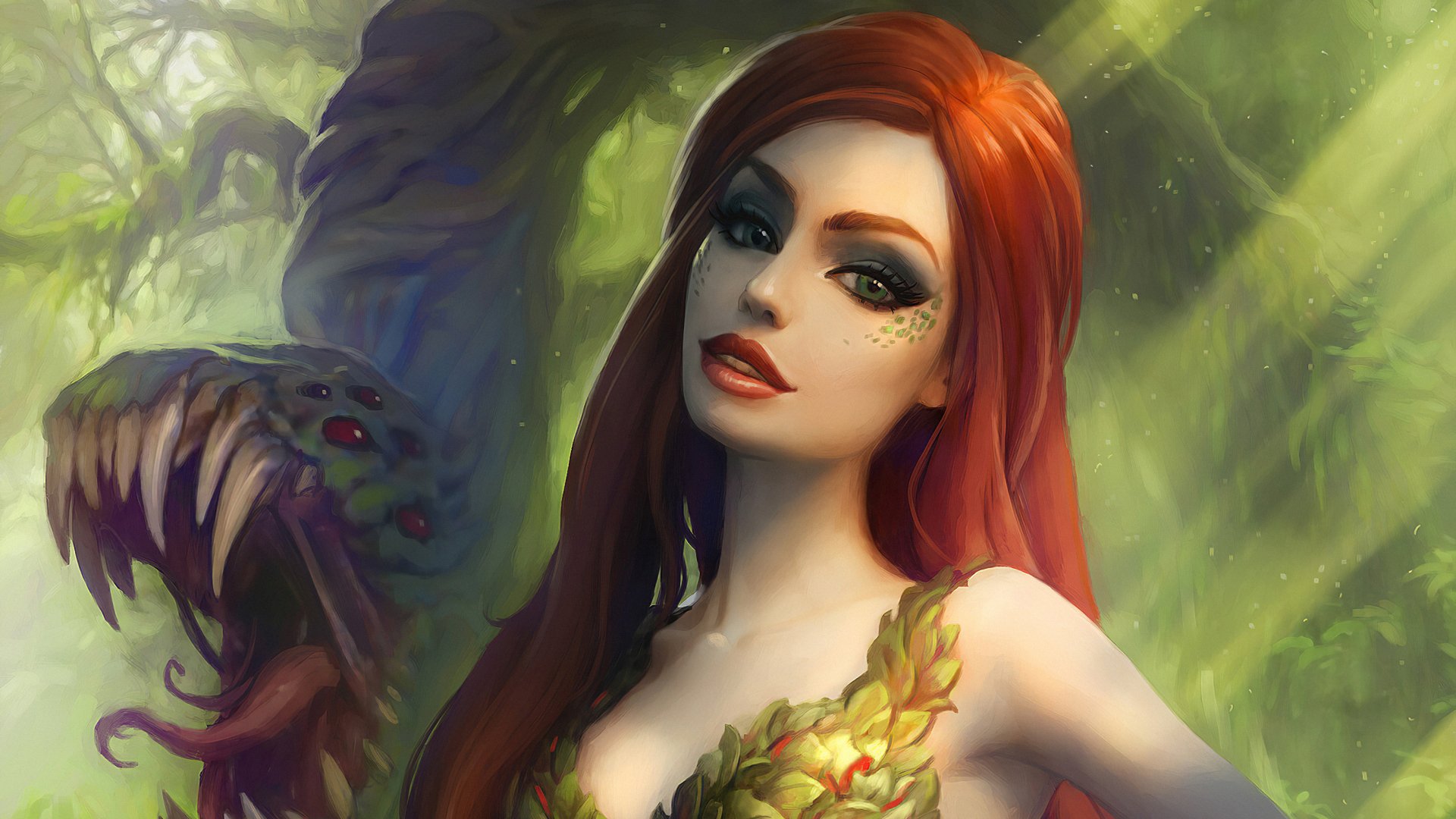 Poison Ivy HD Wallpaper | Background Image | 3044x1712