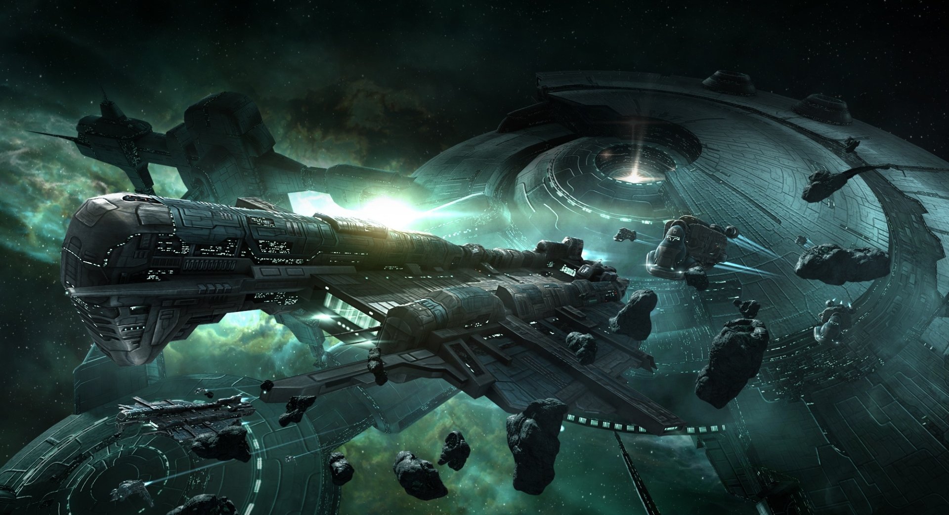 Download Space Station Spaceship Space Video Game EVE Online HD Wallpaper