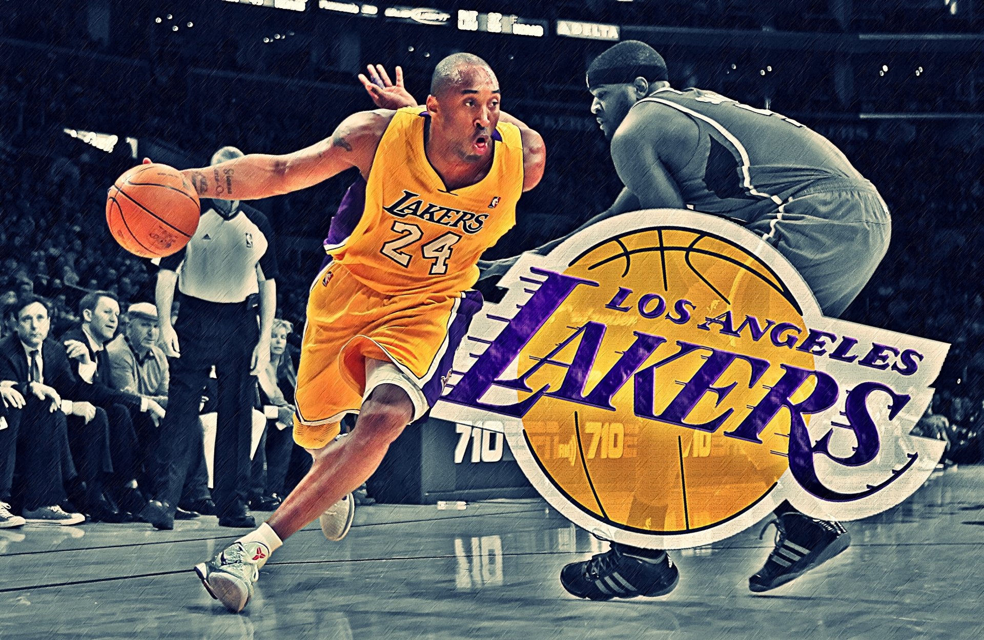 Download Los Angeles Lakers NBA Basketball Kobe Bryant Sports HD Wallpaper