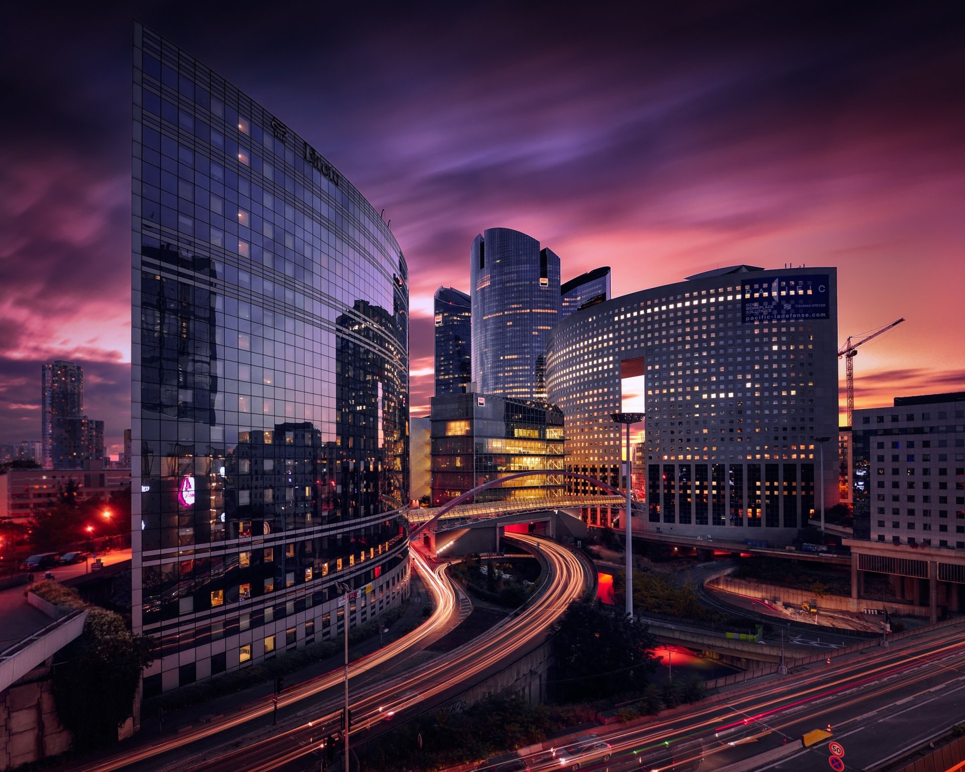 Download La Défense Building France City Man Made Paris HD Wallpaper