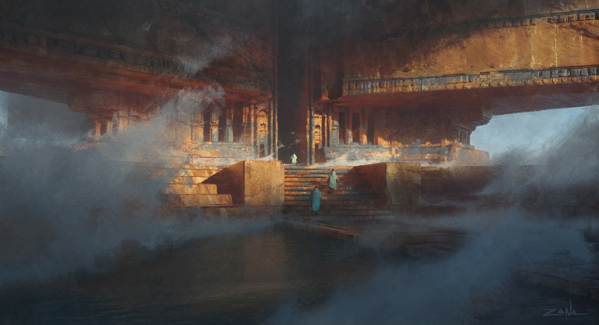 Download Fantasy Temple HD Wallpaper by Eytan Zana | 3000x1627 ...