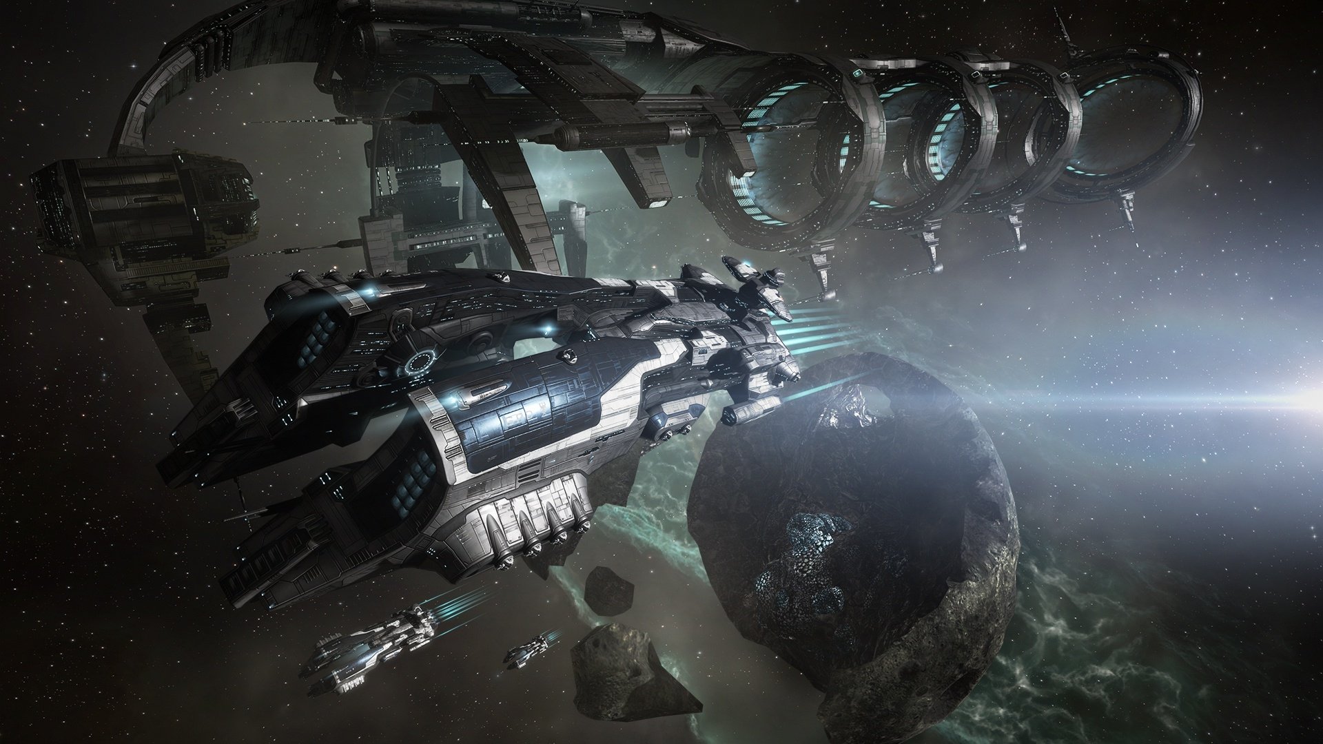 Download Spaceship Space Video Game EVE Online HD Wallpaper