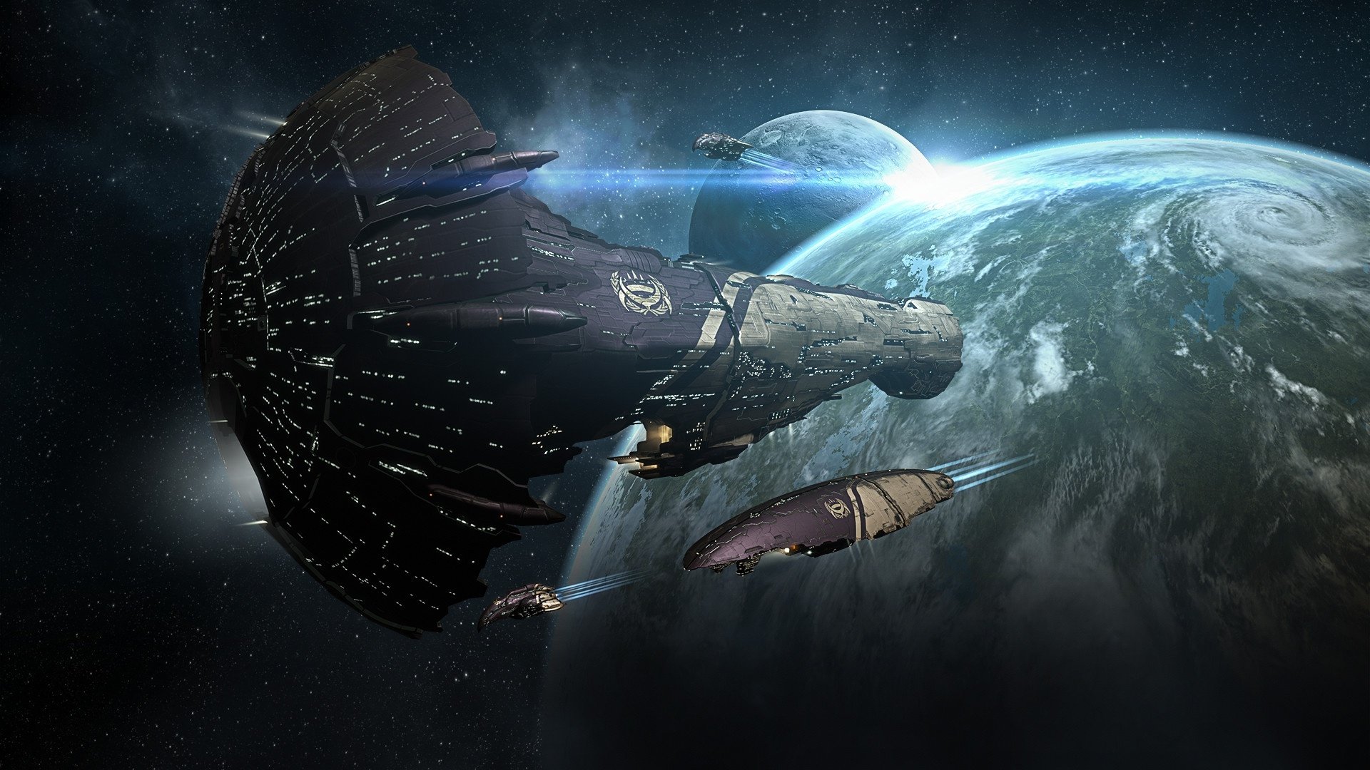 Download Spaceship Space Video Game EVE Online HD Wallpaper
